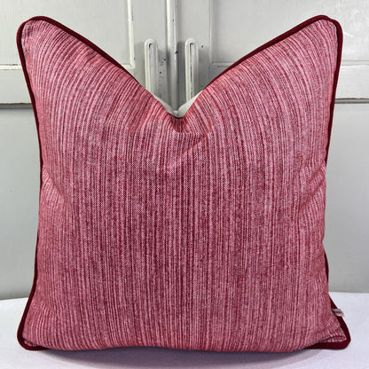 Cushions Made In Fermoie Strie Luxury Designer Decorative Burgundy Cotton Cushion Pillow Throw Cover
