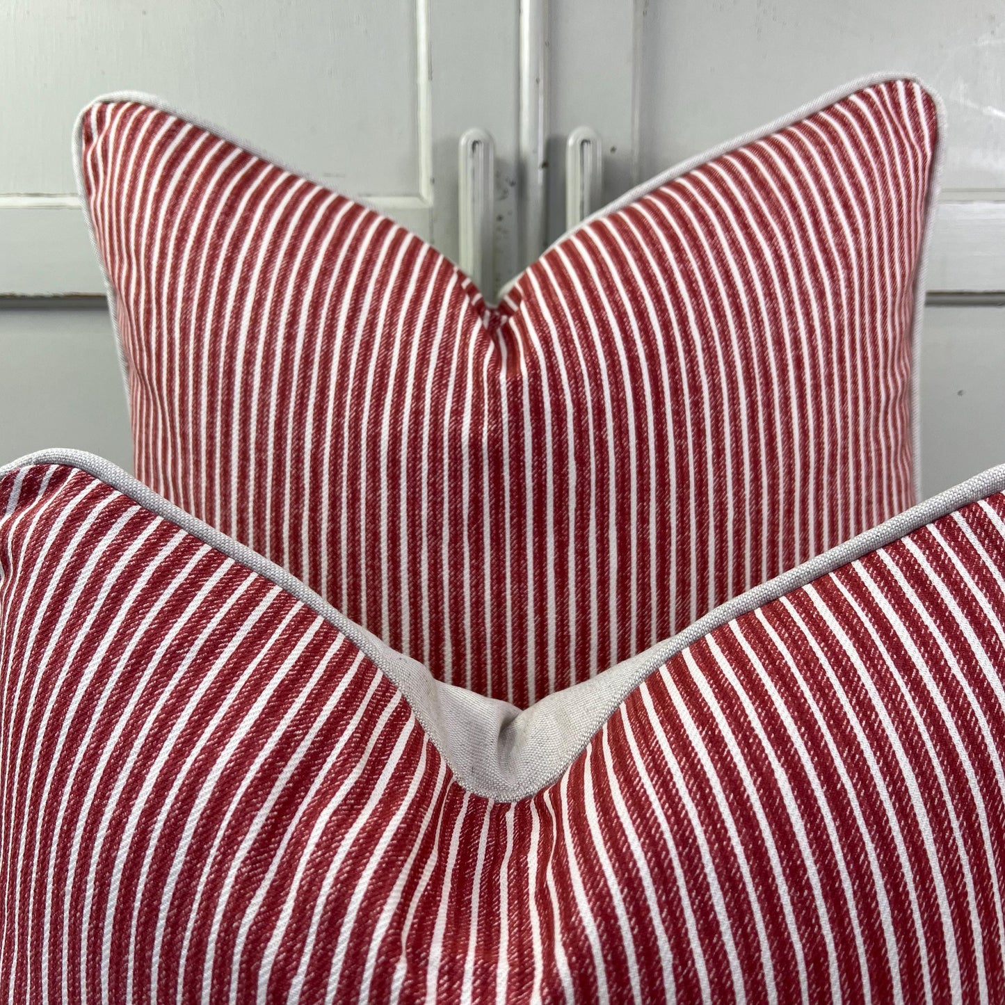 Cushions Made In Fermoie Luxury Designer Poulton Stripe Brick Cushion Pillow Throw Cover