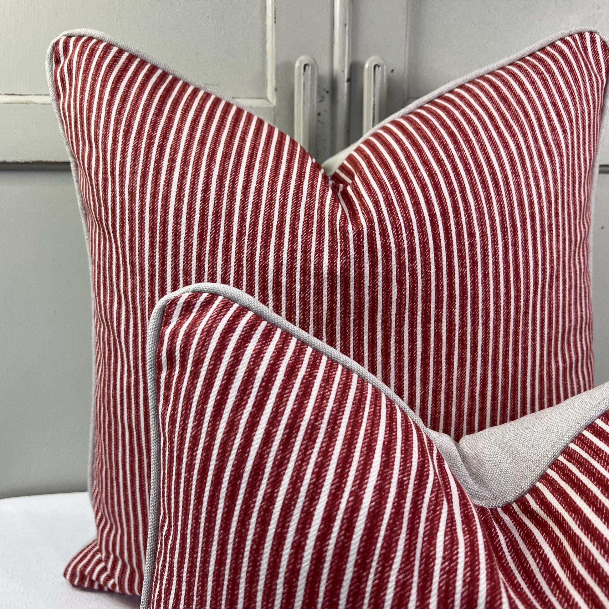 Cushions Made In Fermoie Luxury Designer Poulton Stripe Brick Cushion Pillow Throw Cover