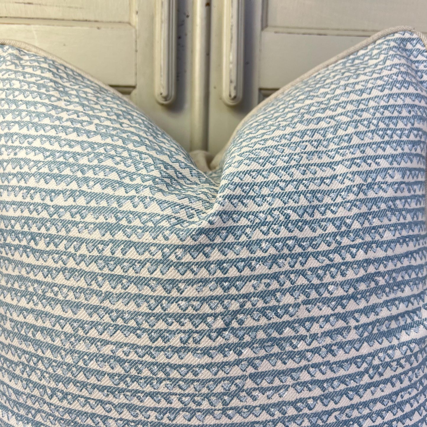 Cushions Made In Fermoie Mendip Decorative Pale Blue Neutral Cotton Cushion Pillow Throw Cover