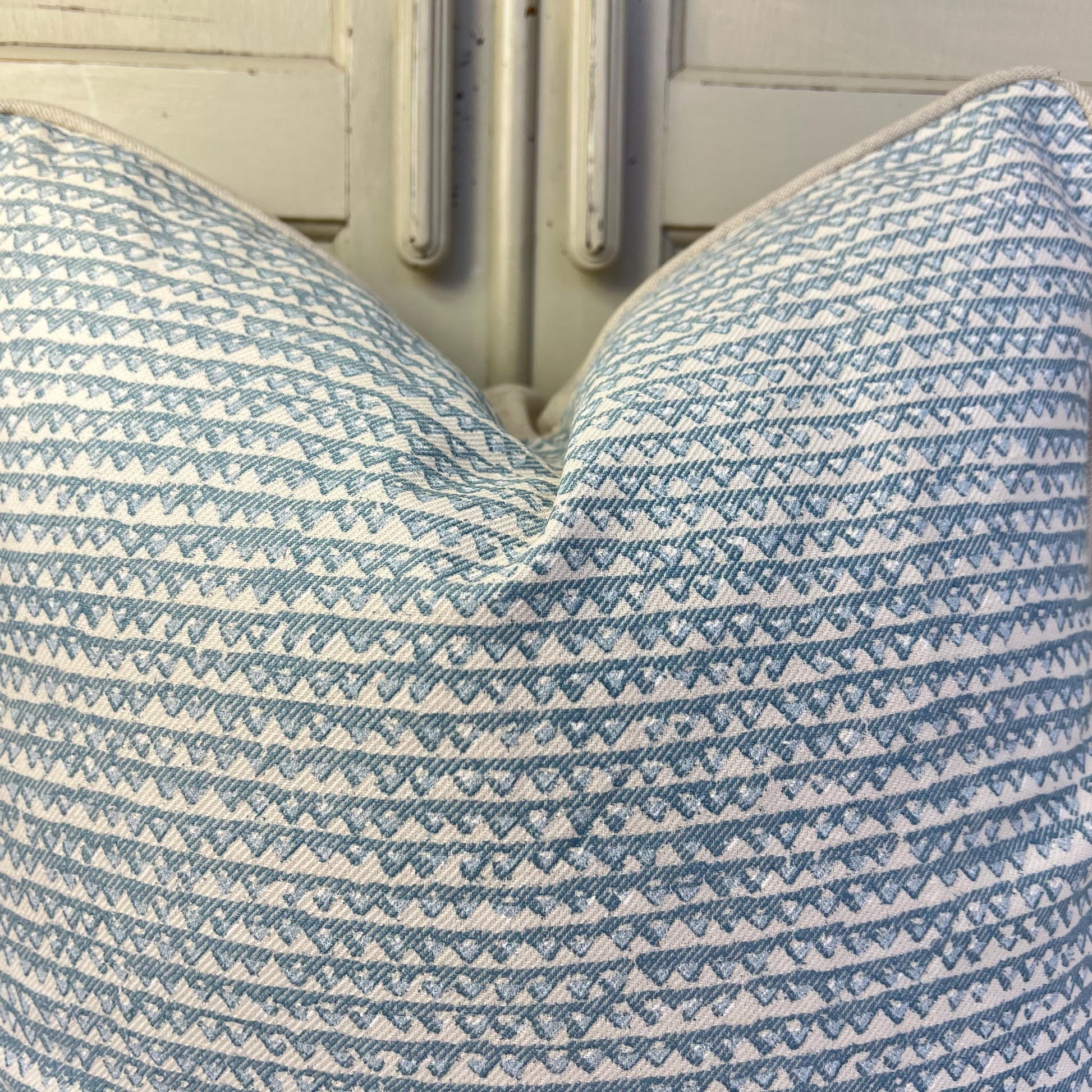 Cushions Made In Fermoie Mendip Decorative Pale Blue Neutral Cotton Cushion Pillow Throw Cover