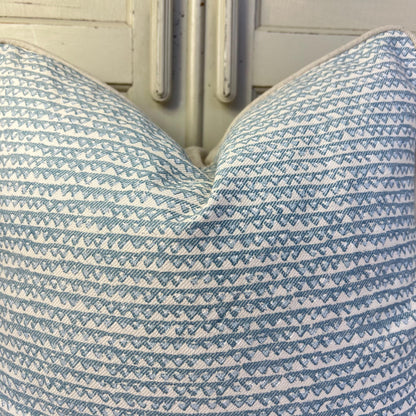 Cushions Made In Fermoie Mendip Decorative Pale Blue Neutral Cotton Cushion Pillow Throw Cover