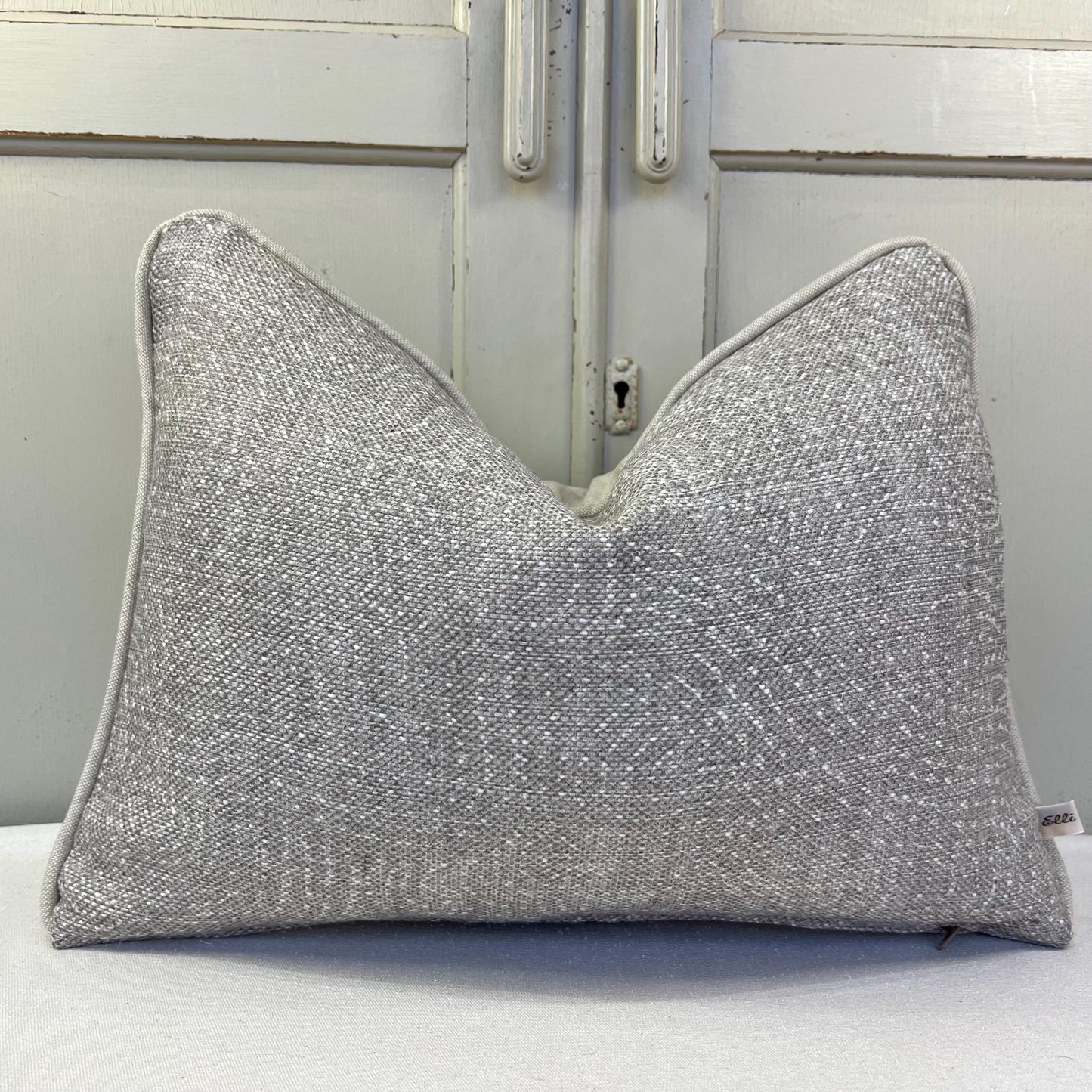 Cushions Made In Fermoie Cloud Luxury Designer Decorative Pale Grey Linen Cushion Pillow Throw Cover