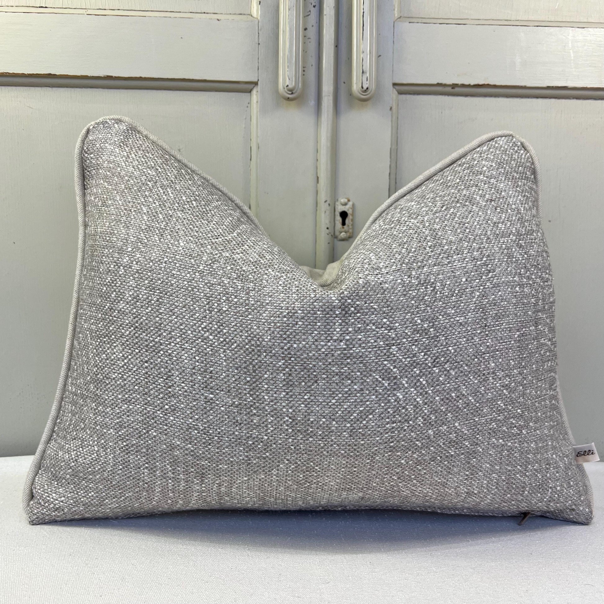 Cushions Made In Fermoie Cloud Luxury Designer Decorative Pale Grey Linen Cushion Pillow Throw Cover
