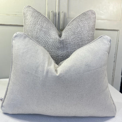 Cushions Made In Fermoie Cloud Luxury Designer Decorative Pale Grey Linen Cushion Pillow Throw Cover
