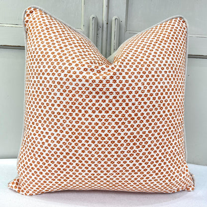 Cushions Made In Fermoie Marden Luxury Designer Decorative Tan Cream Cotton Cushion Pillow Throw Cover