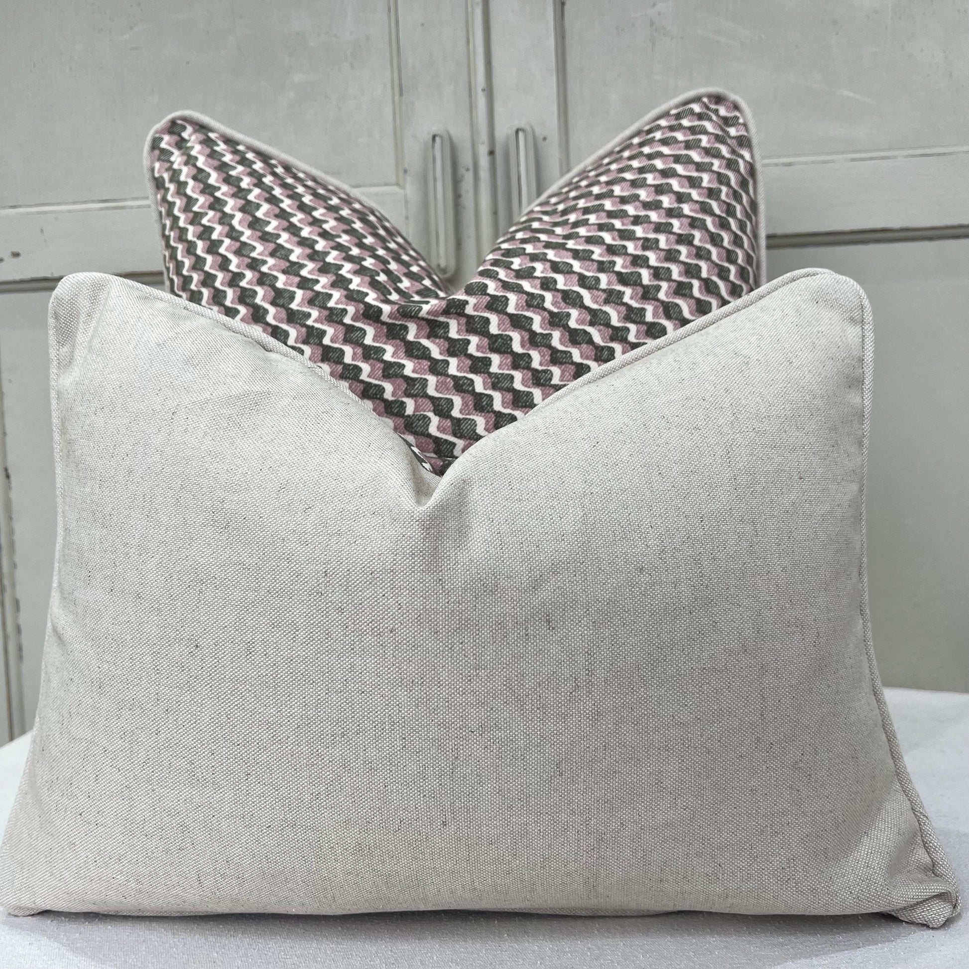 Cushions Made In Fermoie Ruffle Green Pink Cotton Decorative Sofa Throw Pillow Cover