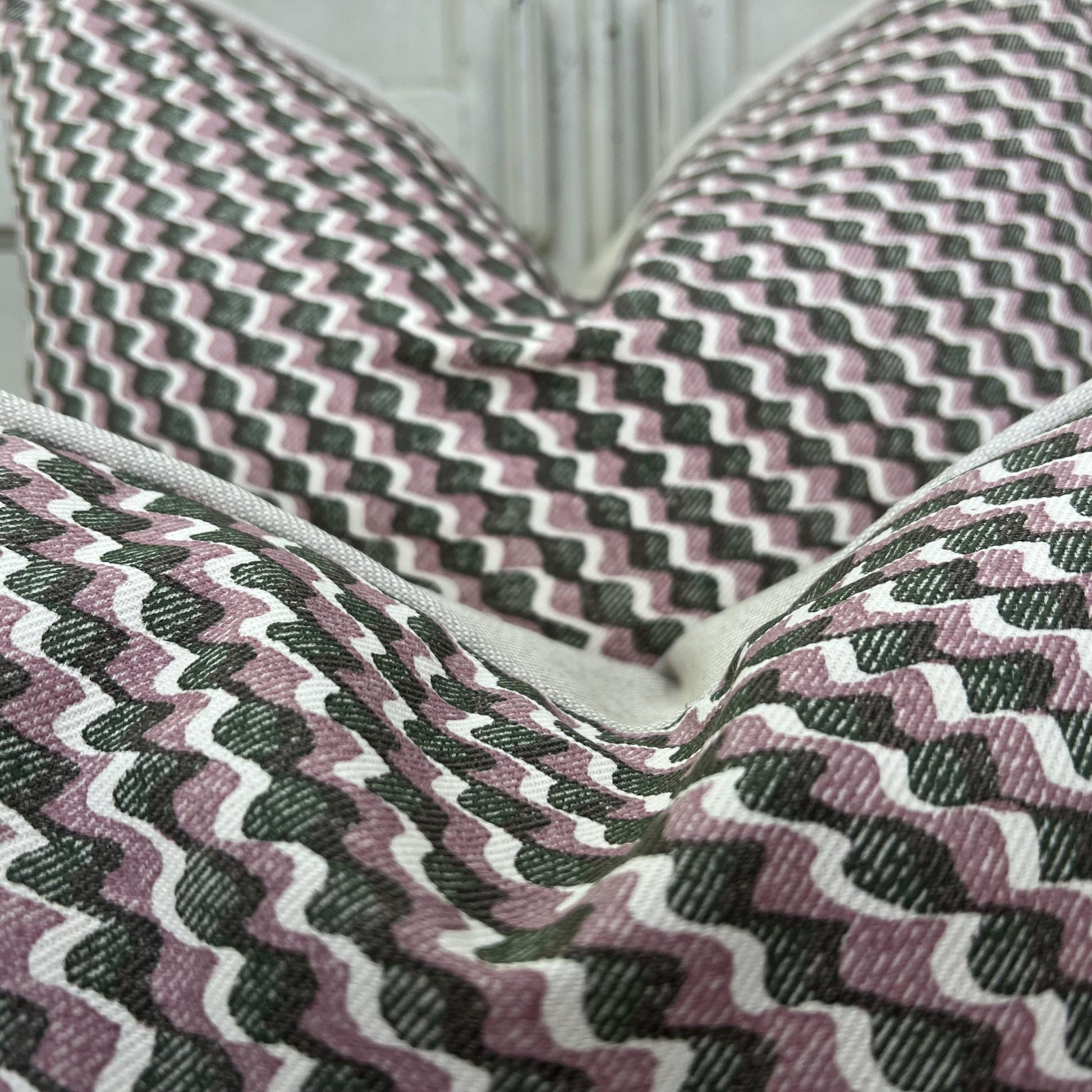 Cushions Made In Fermoie Ruffle Green Pink Cotton Decorative Sofa Throw Pillow Cover