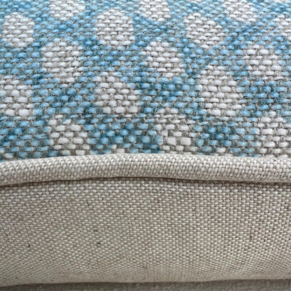 Cushions Made In Fermoie Wicker Luxury Designer Decorative Pale Blue Cotton Cushion Pillow Throw Cover