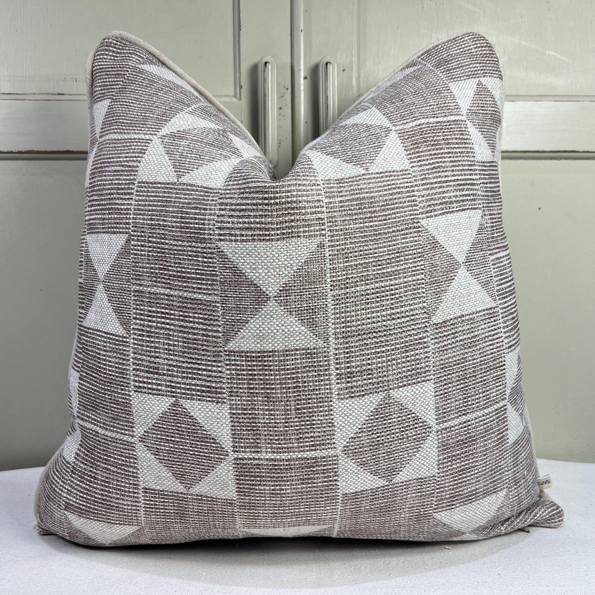 Cushions Made In Fermoie Flag Decorative Taupe Neutral Linen Cushion Pillow Throw Cover