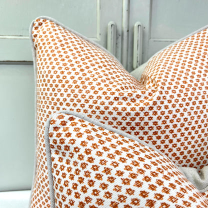 Cushions Made In Fermoie Marden Luxury Designer Decorative Tan Cream Cotton Cushion Pillow Throw Cover