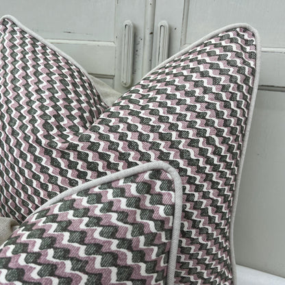Cushions Made In Fermoie Ruffle Green Pink Cotton Decorative Sofa Throw Pillow Cover