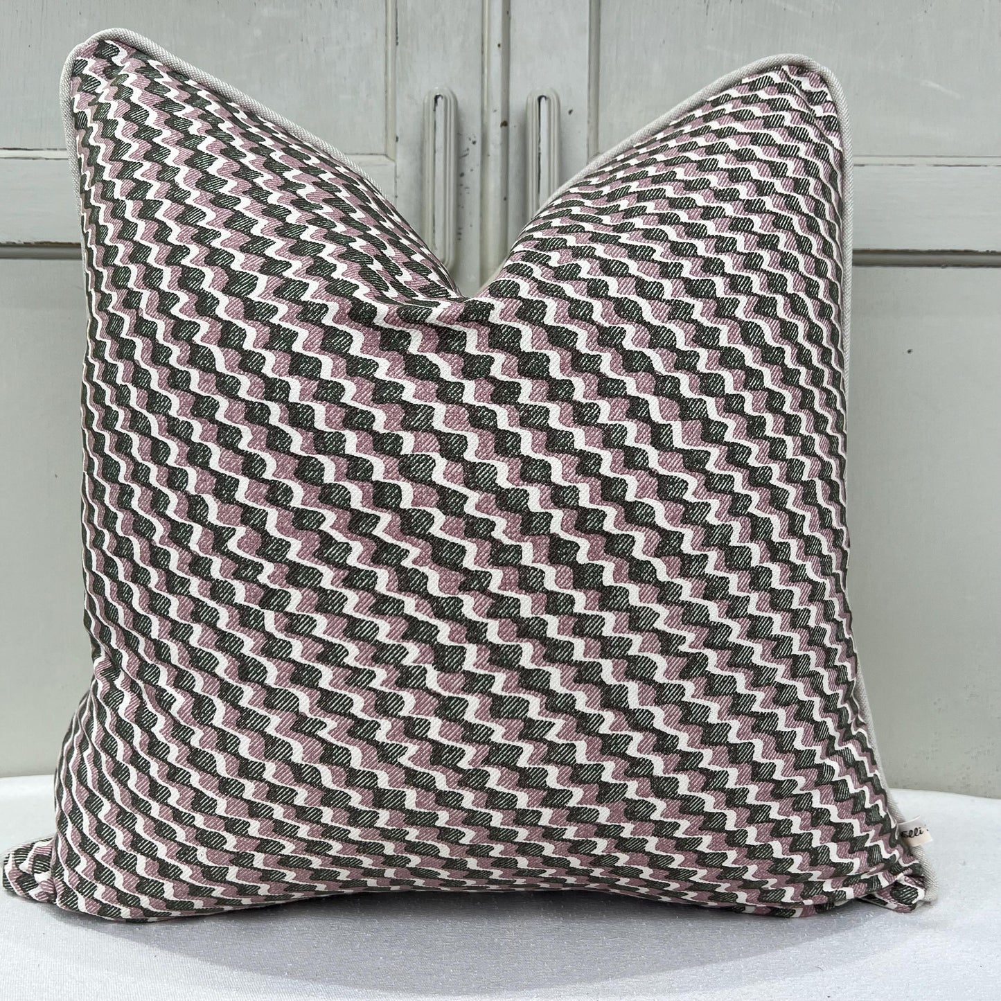 Cushions Made In Fermoie Ruffle Green Pink Cotton Decorative Sofa Throw Pillow Cover