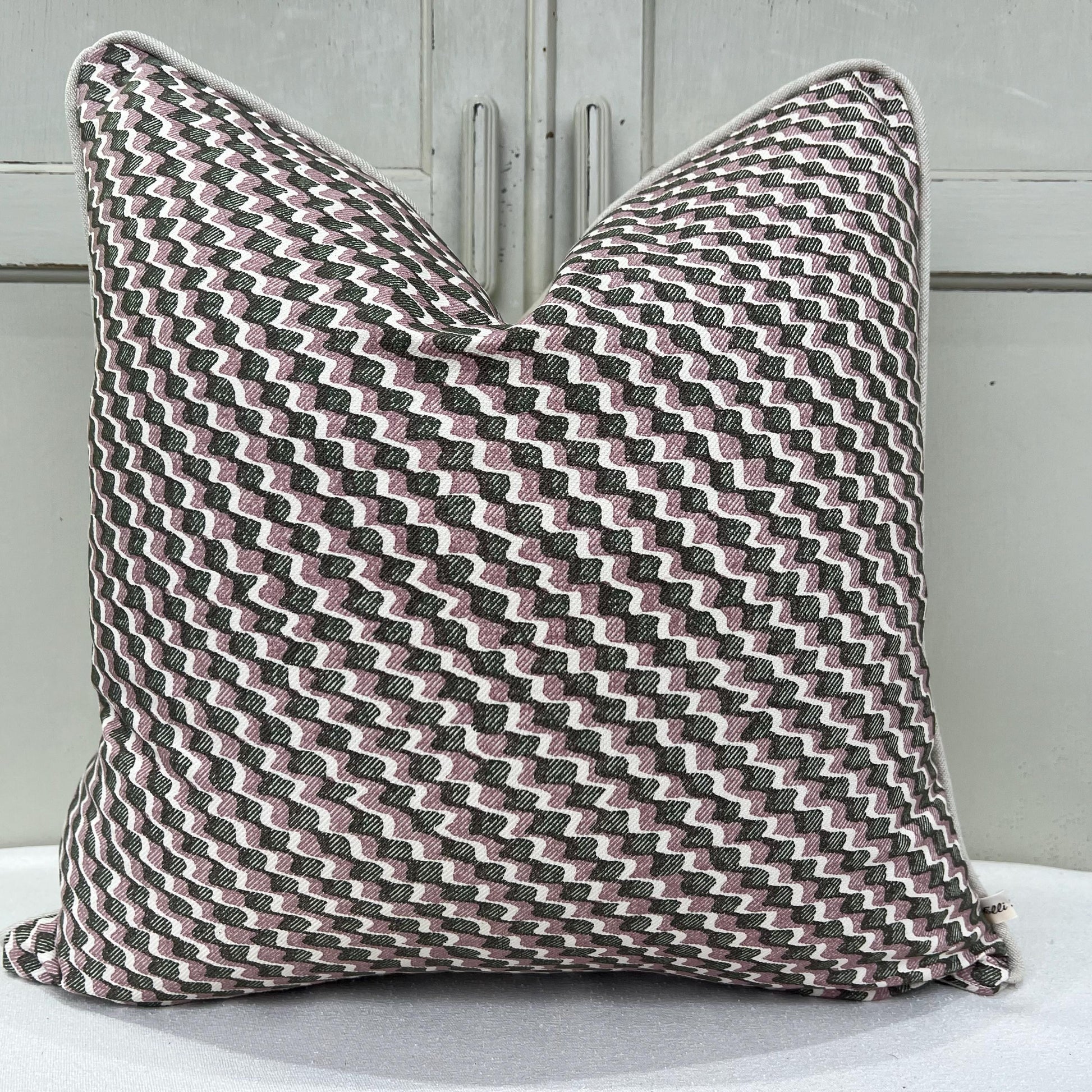 Cushions Made In Fermoie Ruffle Green Pink Cotton Decorative Sofa Throw Pillow Cover