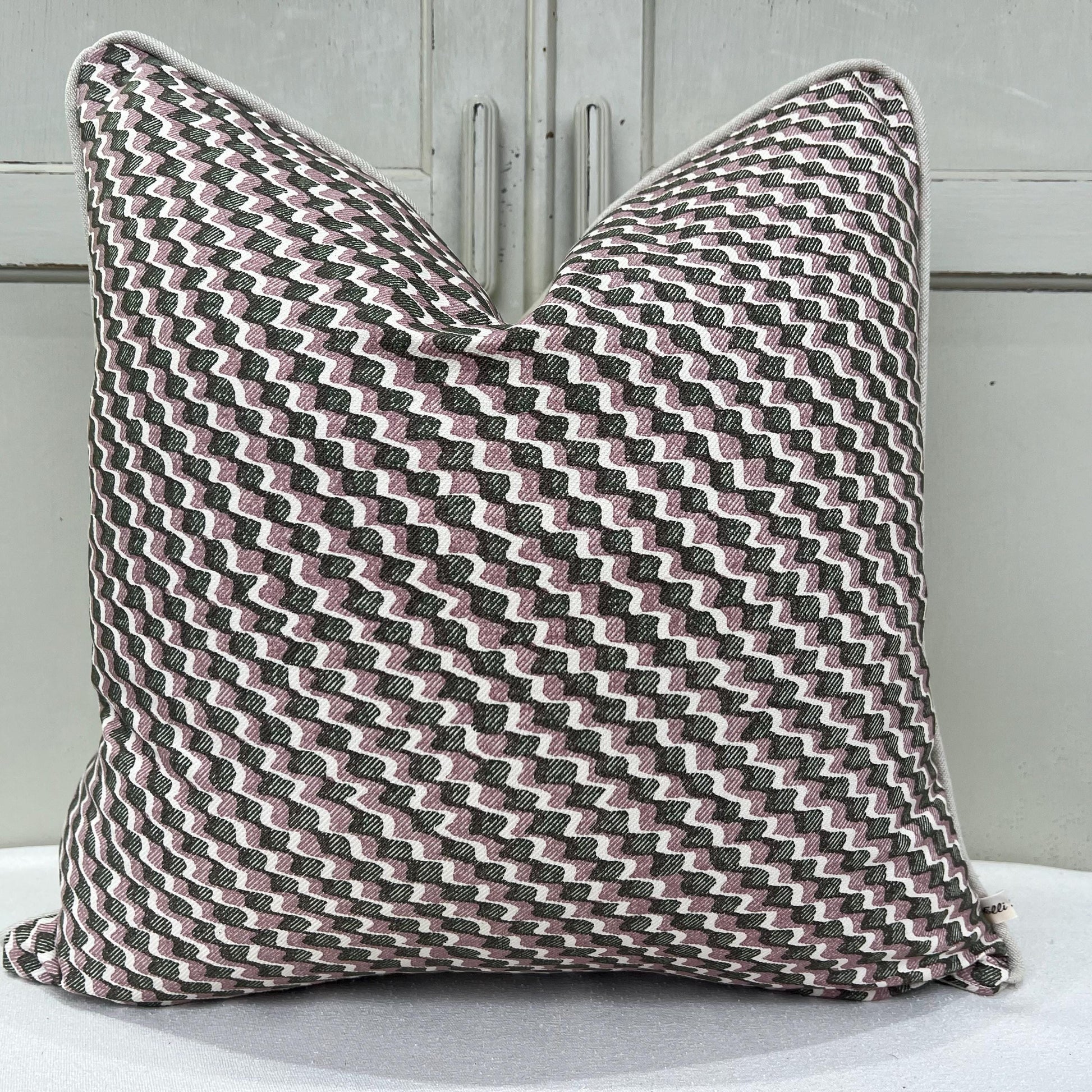Cushions Made In Fermoie Ruffle Green Pink Cotton Decorative Sofa Throw Pillow Cover