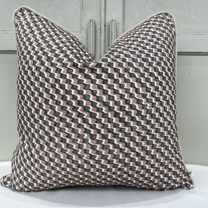 Cushions Made In Fermoie Ruffle Green Pink Cotton Decorative Sofa Throw Pillow Cover
