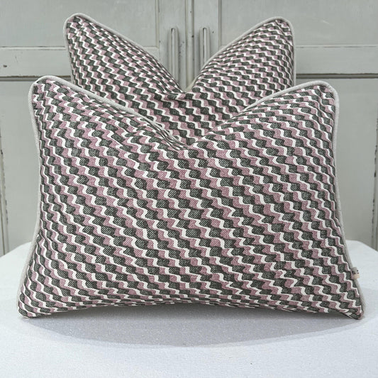 Cushions Made In Fermoie Ruffle Green Pink Cotton Decorative Sofa Throw Pillow Cover