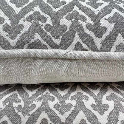 Cushions Made In Fermoie Rabanna Grey Cotton Decorative Sofa Throw Pillow Cover