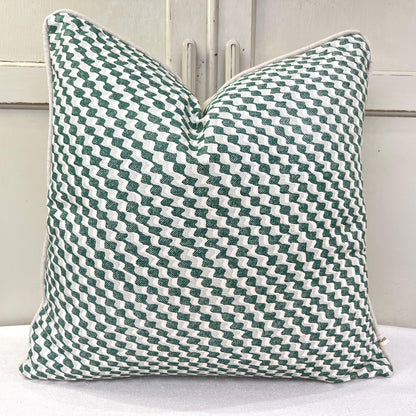 Cushions Made In Fermoie Ruffle Green Cotton Decorative Sofa Throw Pillow Cover