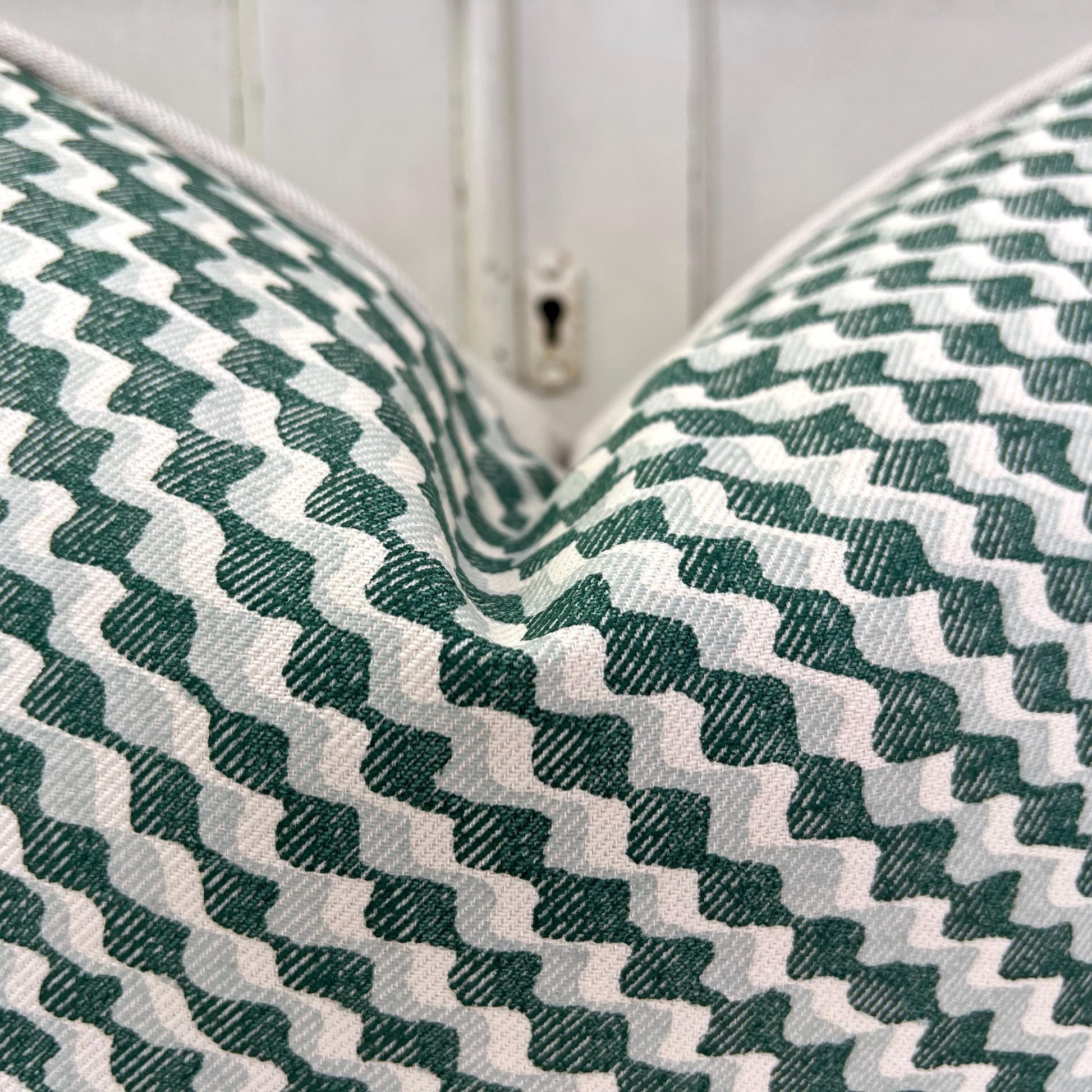 Cushions Made In Fermoie Ruffle Green Cotton Decorative Sofa Throw Pillow Cover
