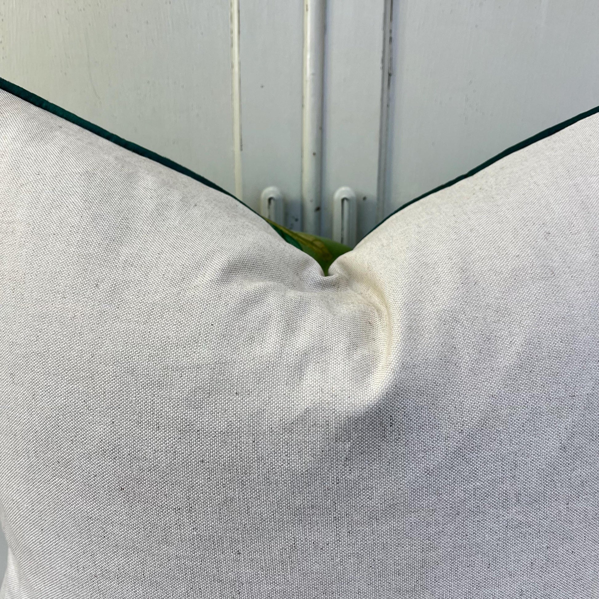 GP & J Baker Peony and Blossom Luxury Designer Green Red Cushion Pillow Cover