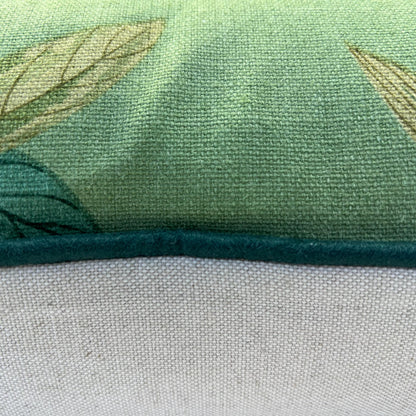 GP & J Baker Peony and Blossom Luxury Designer Green Red Cushion Pillow Cover