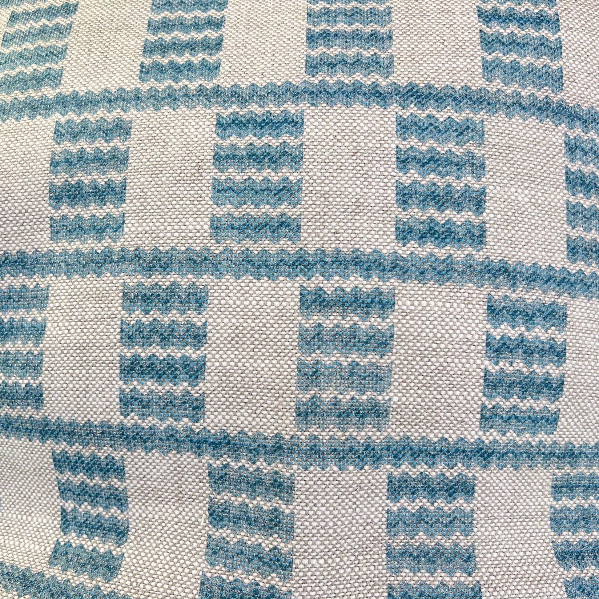 Cushions Made In Fermoie Cove Linen Luxury Designer Decorative Bright Blue Neutral Cushion Pillow Throw Cover
