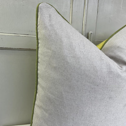 Schumacher Luxury Designer Pointers Yellow Decorative Cushion Pillow Throw Cover