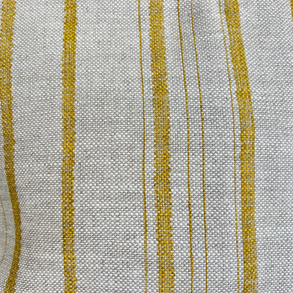 Cushions Made In Fermoie Carskiey Single Stripe Luxury Designer Decorative Neutral Yellow Linen Cushion Pillow Throw Cover