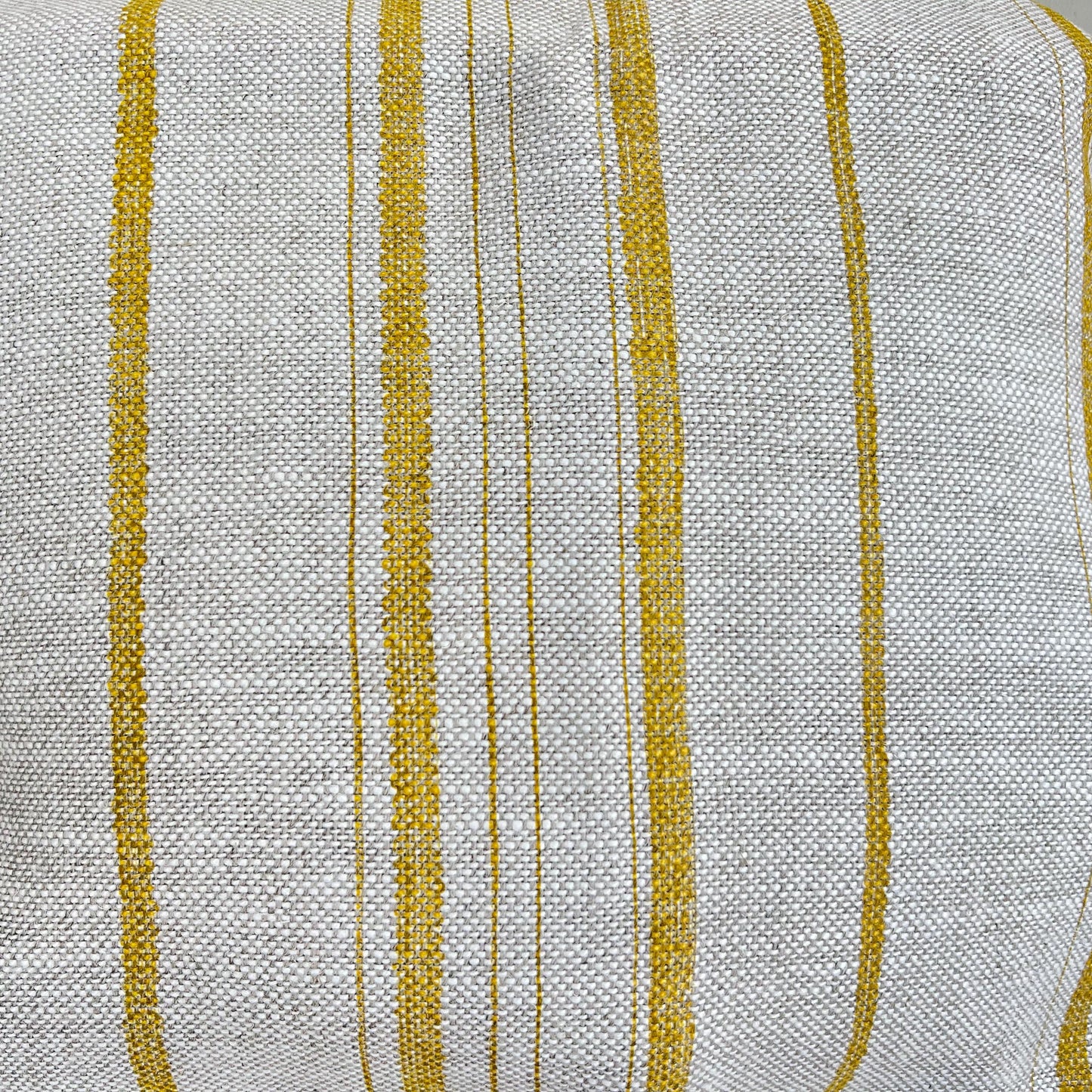 Cushions Made In Fermoie Carskiey Single Stripe Luxury Designer Decorative Neutral Yellow Linen Cushion Pillow Throw Cover