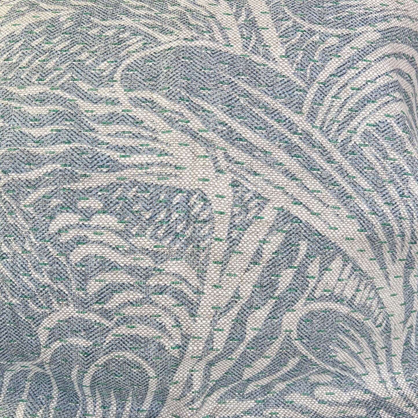 Cushions Made In Fermoie Savernake Linen Luxury Designer Decorative Pale Blue Cushion Pillow Throw Cover