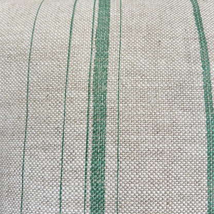 Cushions Made In Fermoie Carskiey Single Stripe Luxury Designer Decorative Neutral Green Linen Cushion Pillow Throw Cover