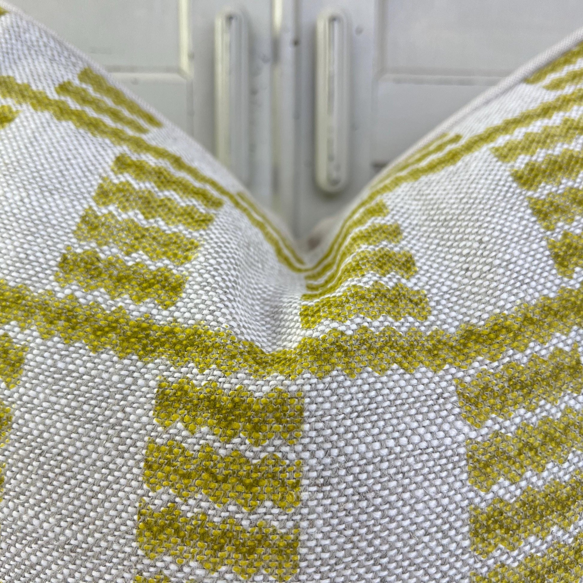 Cushions Made In Fermoie Cove Linen Luxury Designer Decorative Chartreuse Neutral Cushion Pillow Throw Cover