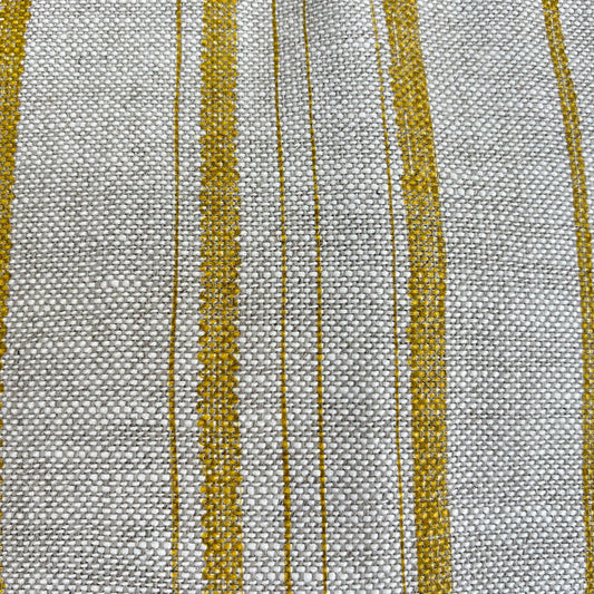 Cushions Made In Fermoie Carskiey Single Stripe Luxury Designer Decorative Neutral Yellow Linen Cushion Pillow Throw Cover