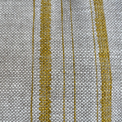 Cushions Made In Fermoie Carskiey Single Stripe Luxury Designer Decorative Neutral Yellow Linen Cushion Pillow Throw Cover