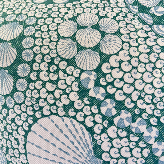 Cushions Made In Fermoie Shell Grotto Luxury Designer Decorative Teal Blue Cotton Cushion Pillow Throw Cover