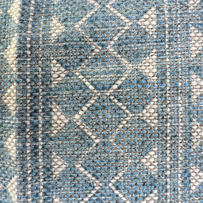 Cushion made in Fermoie Quantock Luxury Designer Decorative Neutral Pale Blue Linen Cushion Pillow Throw Cover