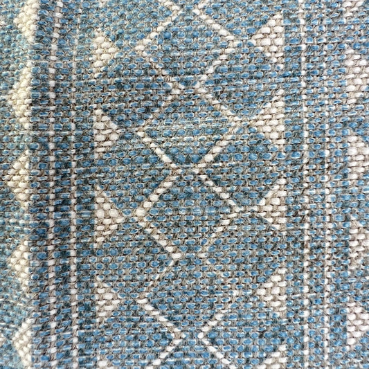 Cushion made in Fermoie Quantock Luxury Designer Decorative Neutral Pale Blue Linen Cushion Pillow Throw Cover