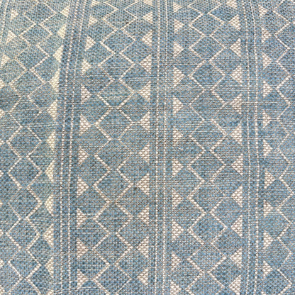 Cushion made in Fermoie Quantock Luxury Designer Decorative Neutral Pale Blue Linen Cushion Pillow Throw Cover