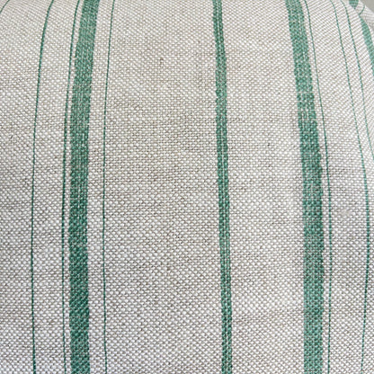 Cushions Made In Fermoie Carskiey Single Stripe Luxury Designer Decorative Neutral Green Linen Cushion Pillow Throw Cover