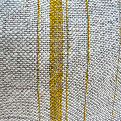 Cushions Made In Fermoie Carskiey Single Stripe Luxury Designer Decorative Neutral Yellow Linen Cushion Pillow Throw Cover
