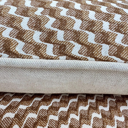 Cushions Made In Fermoie Ruffle Brown Beige Cotton Decorative Sofa Throw Pillow Cover