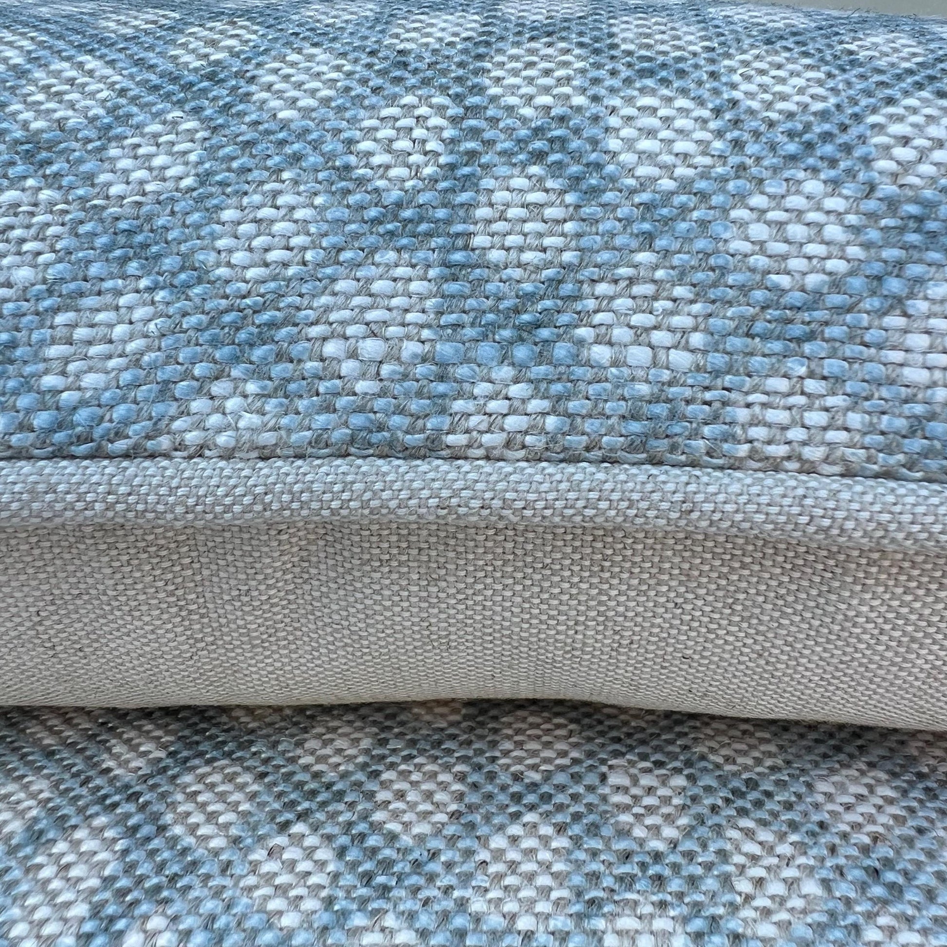 Cushions Made In Fermoie Wicker Luxury Designer Decorative Pale Blue Cotton Cushion Pillow Throw Cover