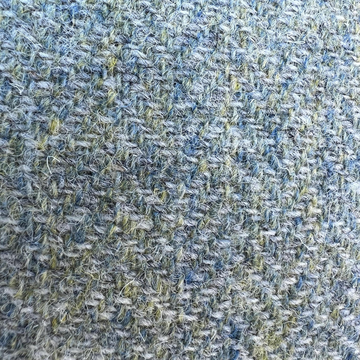 Harris Tweed Luxury Designer Soft Green Double Sided Fringe Wool Cushion Sofa Throw Pillow