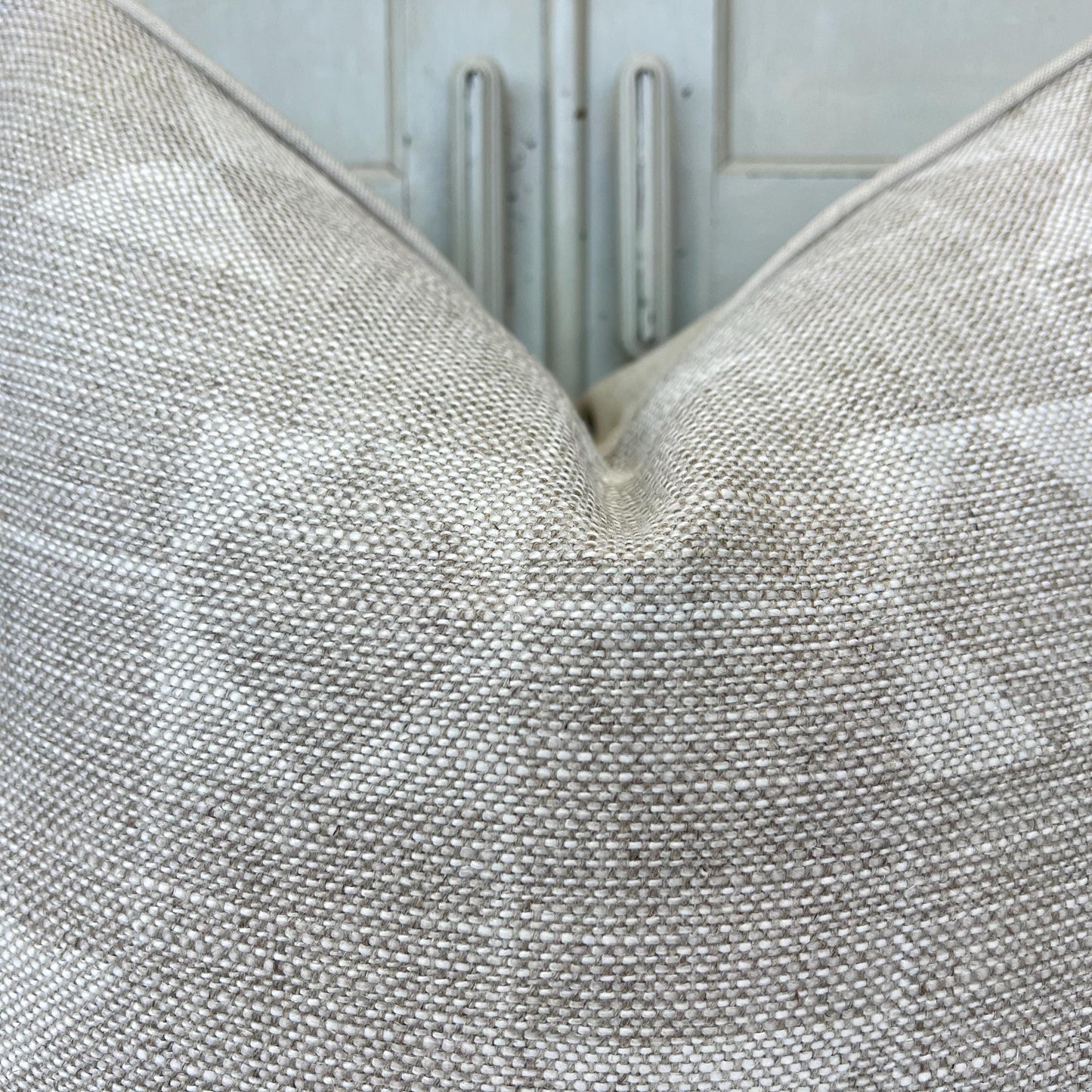 Cushions Made In Fermoie Flag Decorative Light Beige Neutral Linen Cushion Pillow Throw Cover