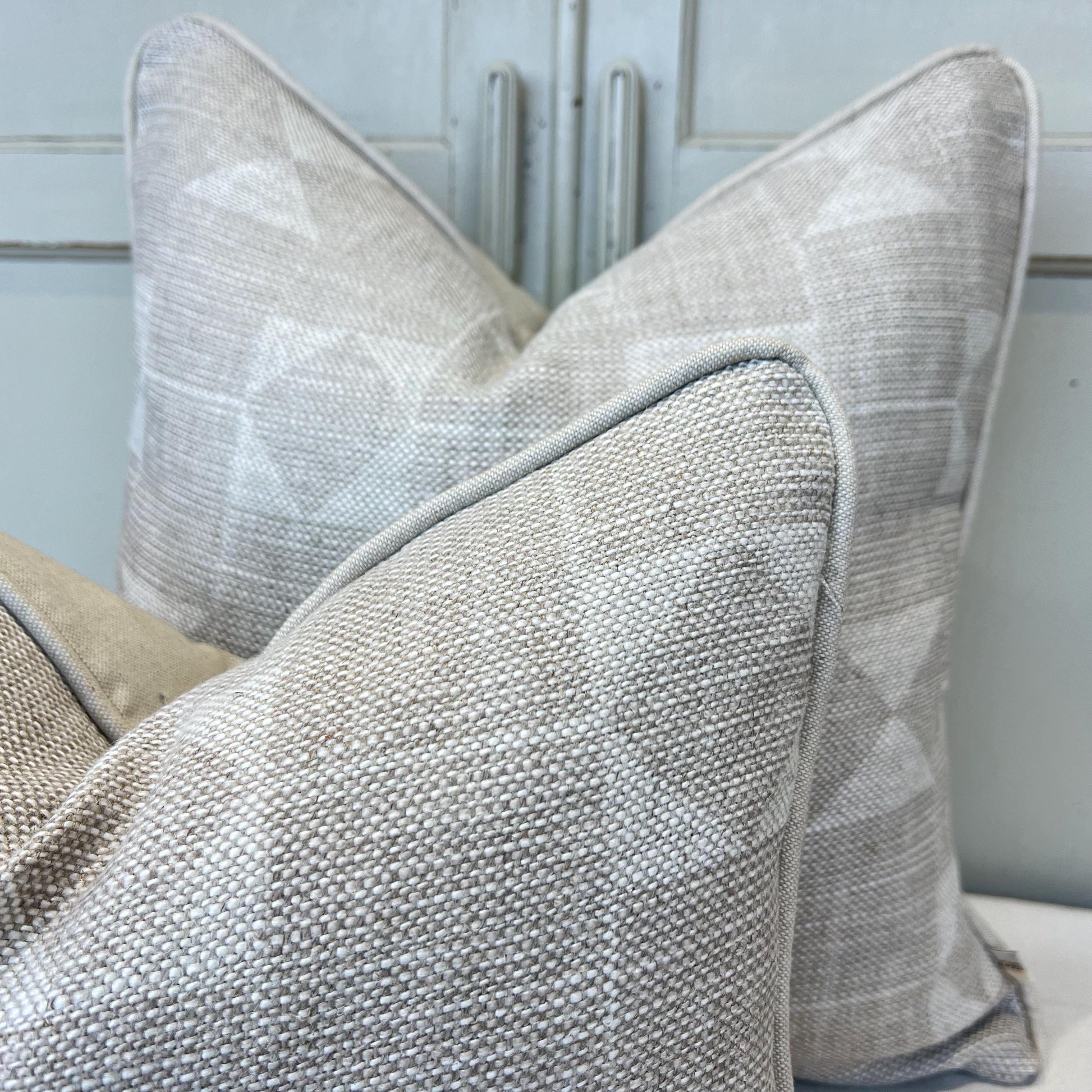 Cushions Made In Fermoie Flag Decorative Light Beige Neutral Linen Cushion Pillow Throw Cover