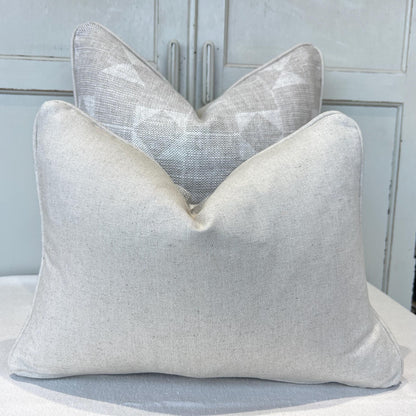 Cushions Made In Fermoie Flag Decorative Light Beige Neutral Linen Cushion Pillow Throw Cover