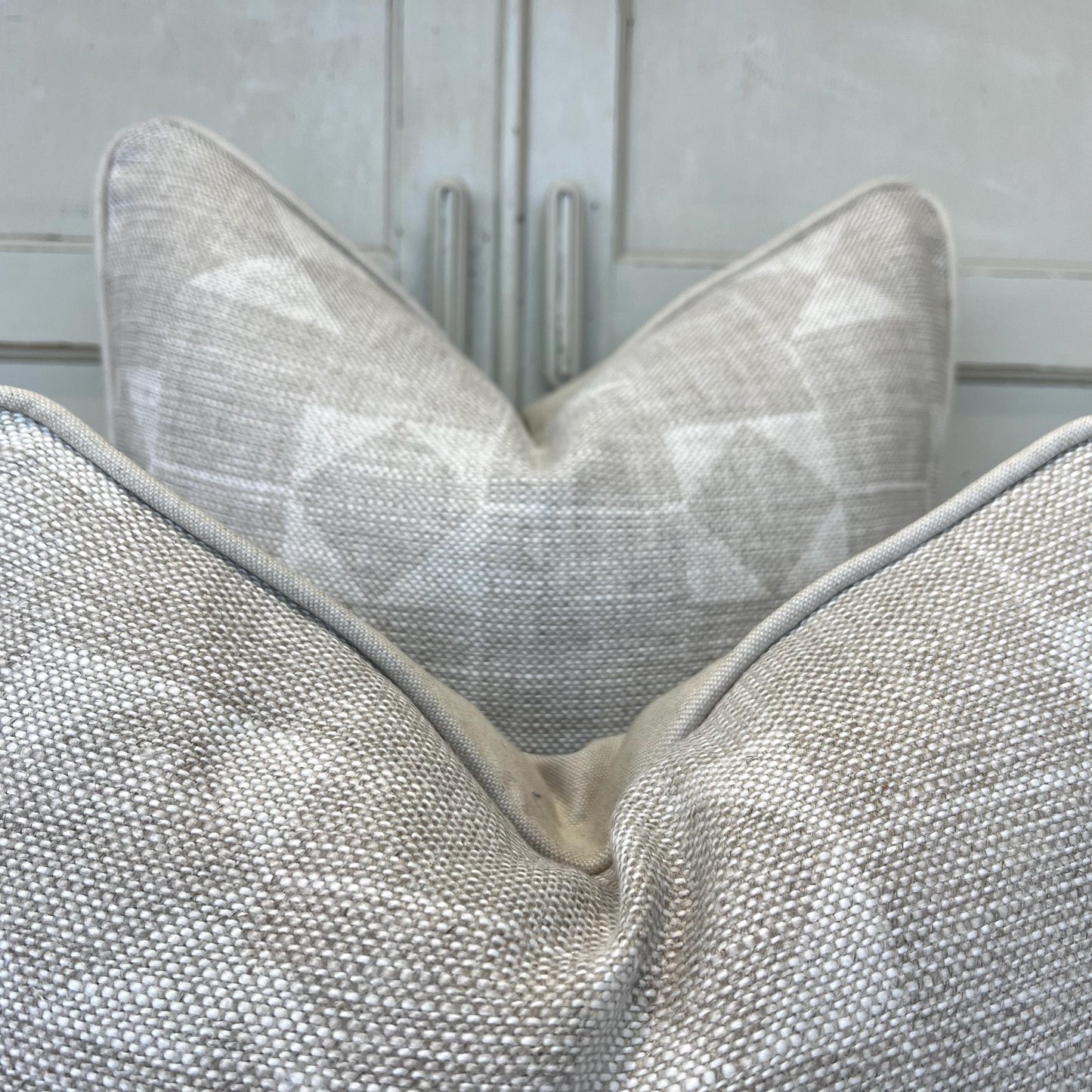 Cushions Made In Fermoie Flag Decorative Light Beige Neutral Linen Cushion Pillow Throw Cover