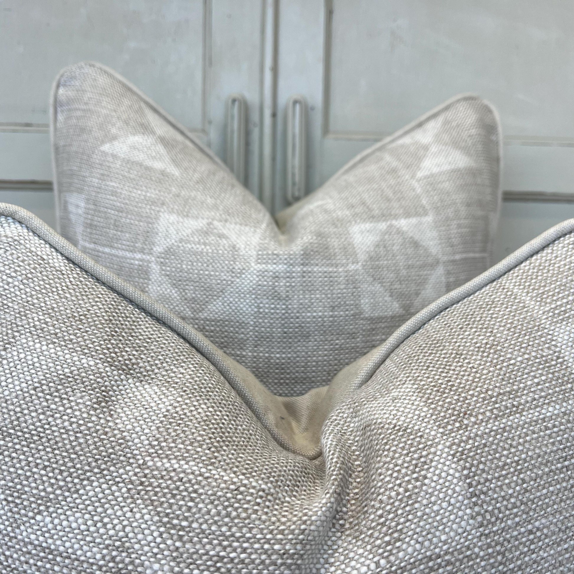 Cushions Made In Fermoie Flag Decorative Light Beige Neutral Linen Cushion Pillow Throw Cover