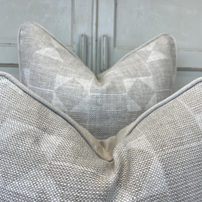 Cushions Made In Fermoie Flag Decorative Light Beige Neutral Linen Cushion Pillow Throw Cover